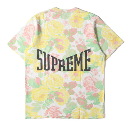 フラワー柄 ブランドロゴ Tシャツ(Flowers Tee)