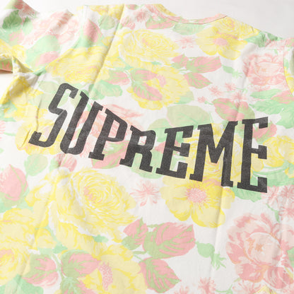 フラワー柄 ブランドロゴ Tシャツ(Flowers Tee)