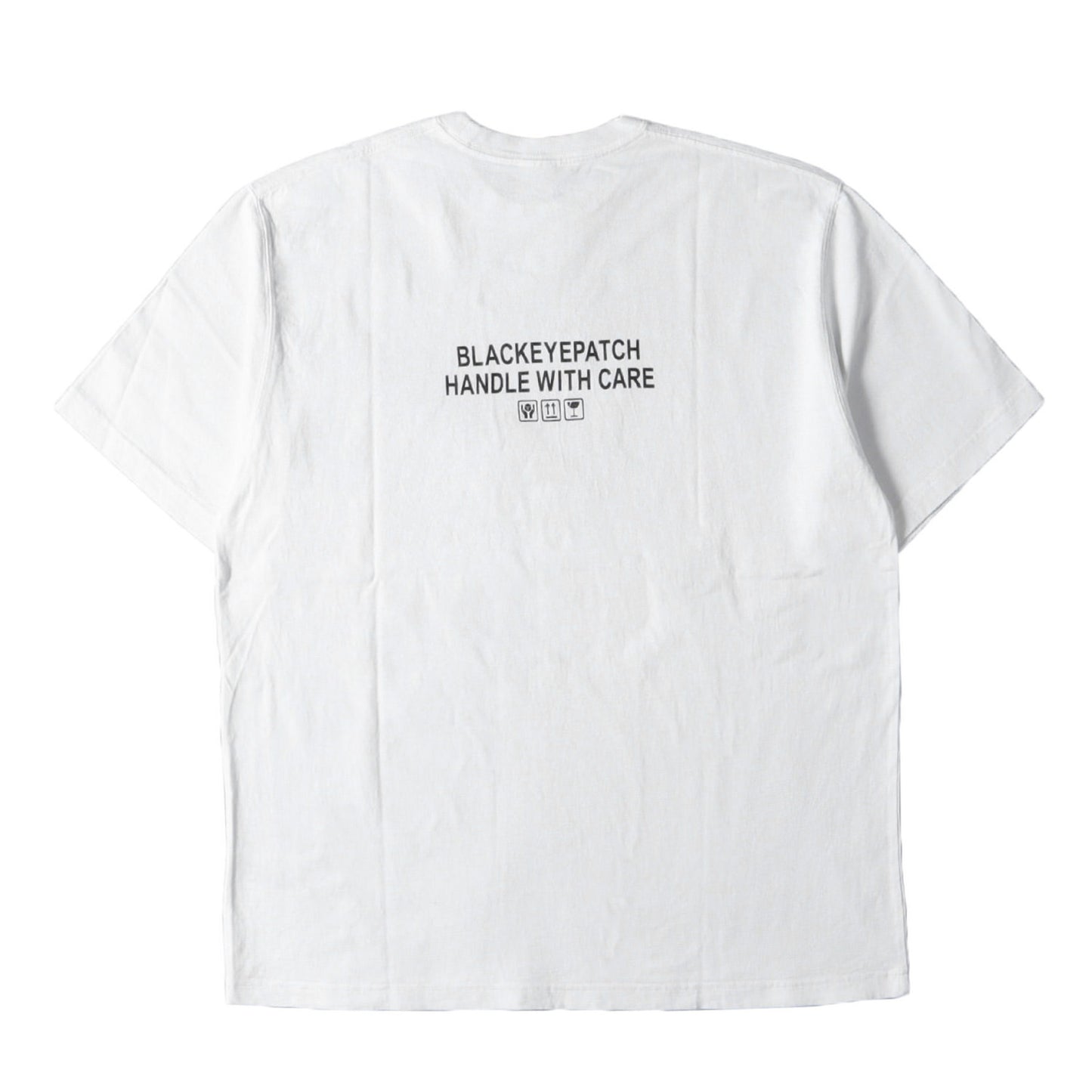 取扱注意ロゴ クルーネック Tシャツ