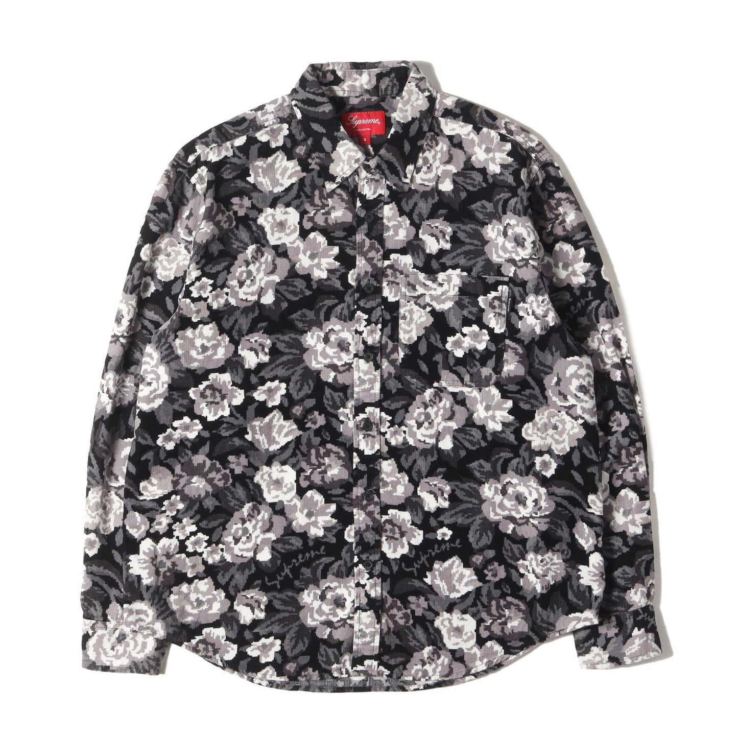 20AW デジタル フローラル コーデュロイ シャツ(Digi Floral Corduroy Shirt)