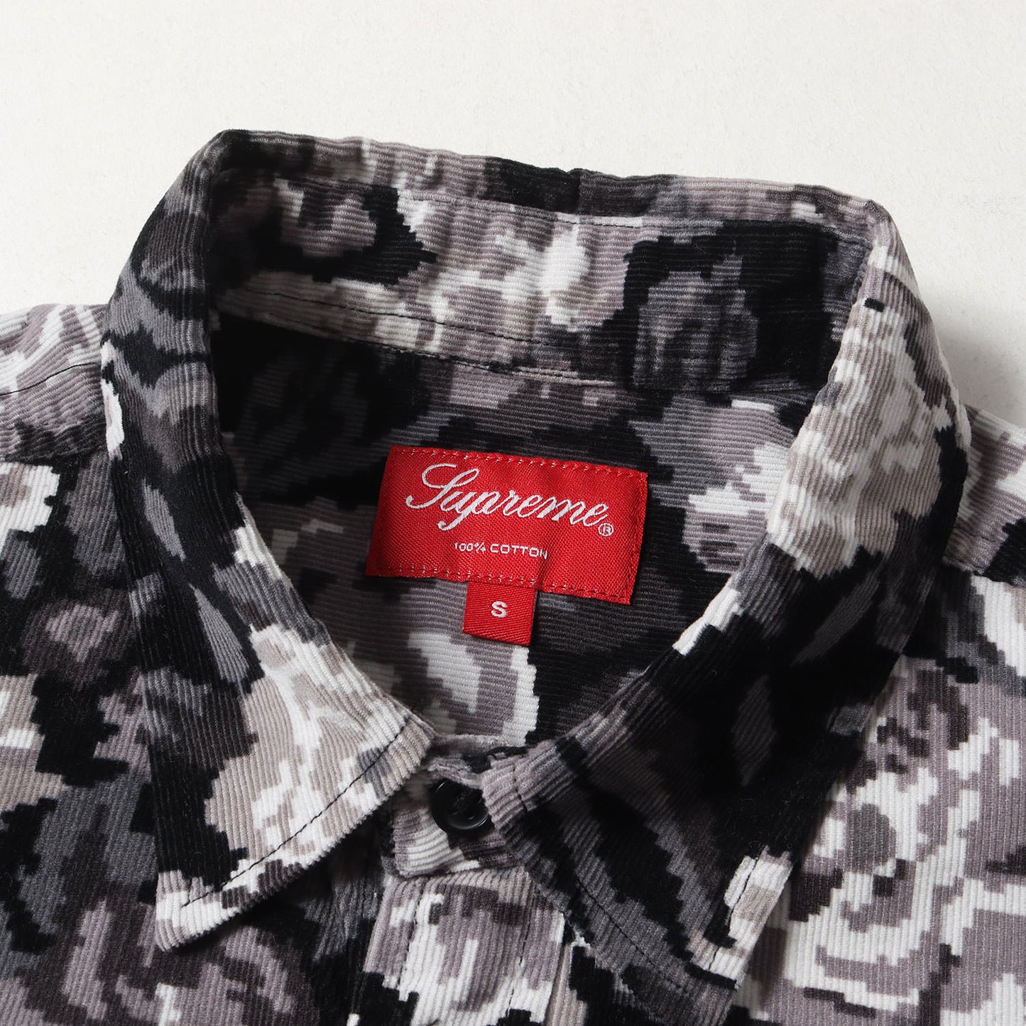 20AW デジタル フローラル コーデュロイ シャツ(Digi Floral Corduroy Shirt)