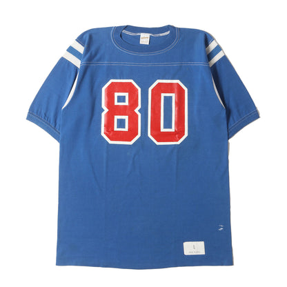 80s ナンバリングプリント フットボール Tシャツ / USA製 Sportswear