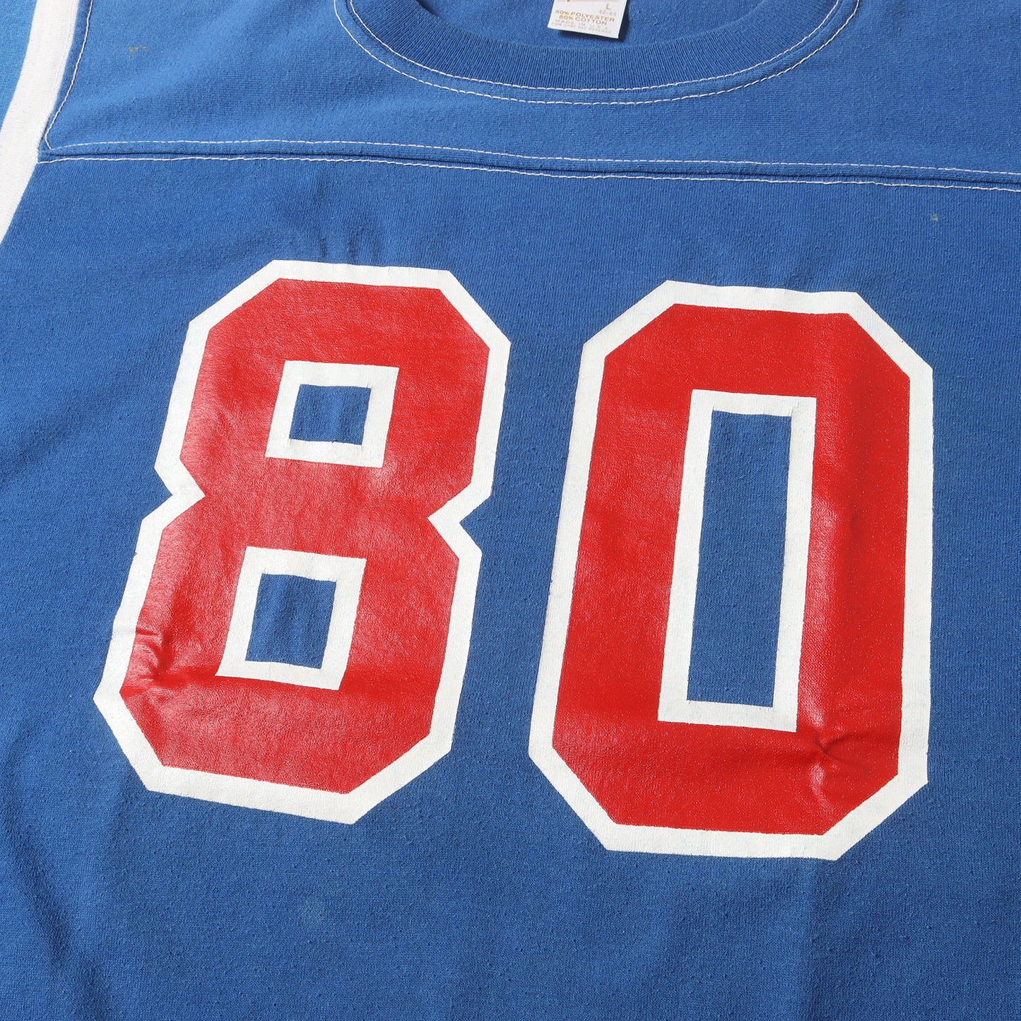 80s ナンバリングプリント フットボール Tシャツ / USA製 Sportswear