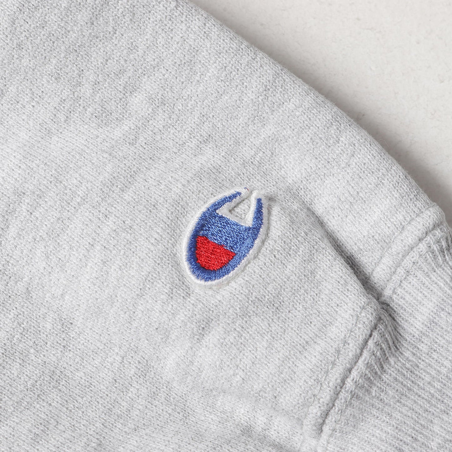 90s 刺繍タグ リバースウィーブ 3段プリント カレッジ スウェット パーカー(USA製)