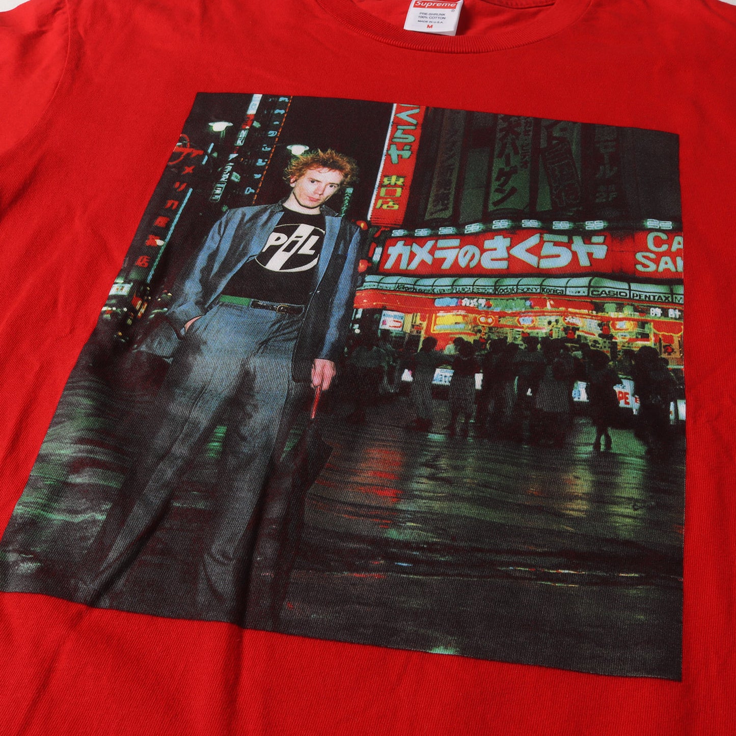 22AW ×PIL ジョン・ライドン フォト Tシャツ(Live In Tokyo Tee)