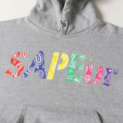 マルチ バンダナロゴ スウェットパーカー(MULTI BANDANA LOGO HOODIE)