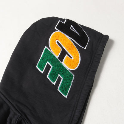 22AW マルチカラー ワッペン スウェット パーカー(Spell Out Chenille Hood)