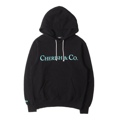 CHERISH&COロゴ ティファニーパロディー スウェット パーカー