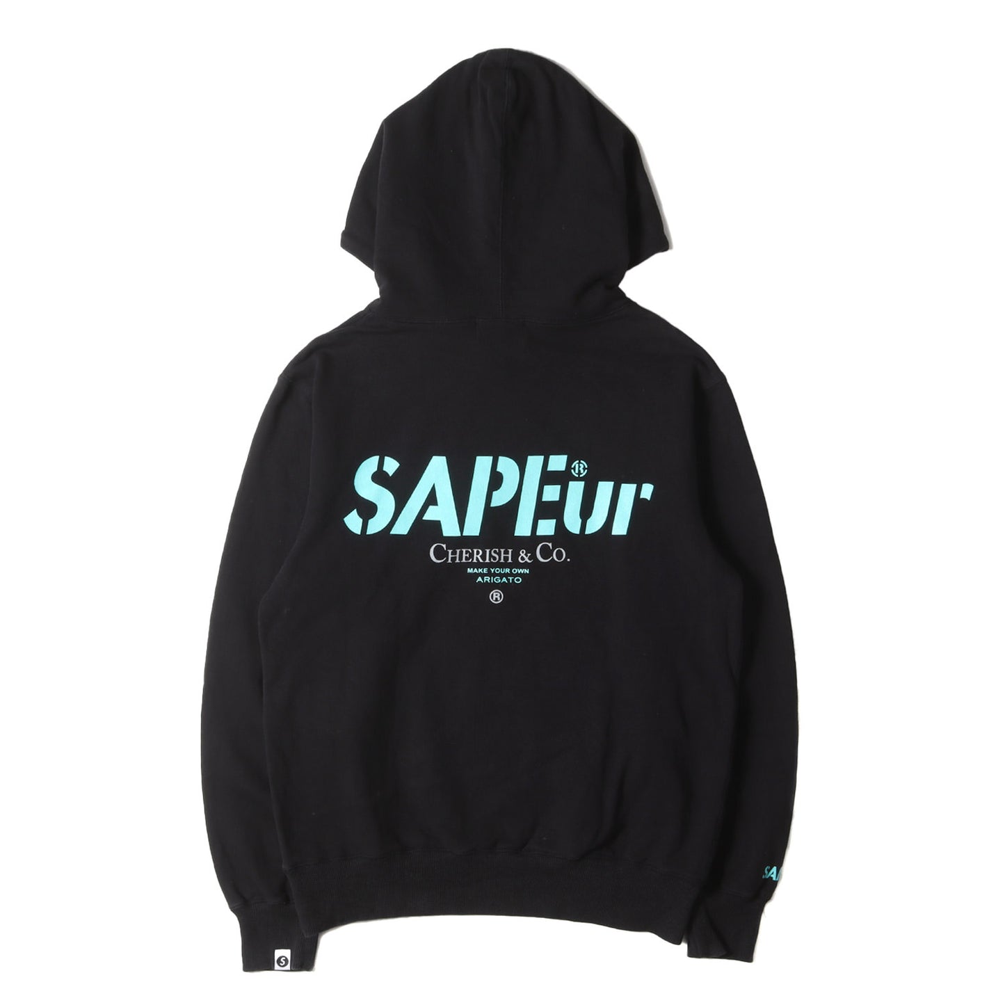 CHERISH&COロゴ ティファニーパロディー スウェット パーカー