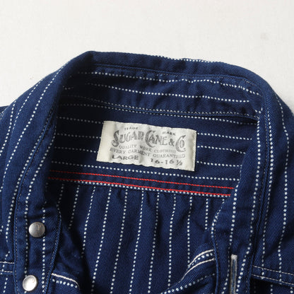 現行モデル ウォバッシュ ストライプ ワークシャツ(FICTION ROMANCE 8.5oz. WABASH STRIPE WORK SHIRT)