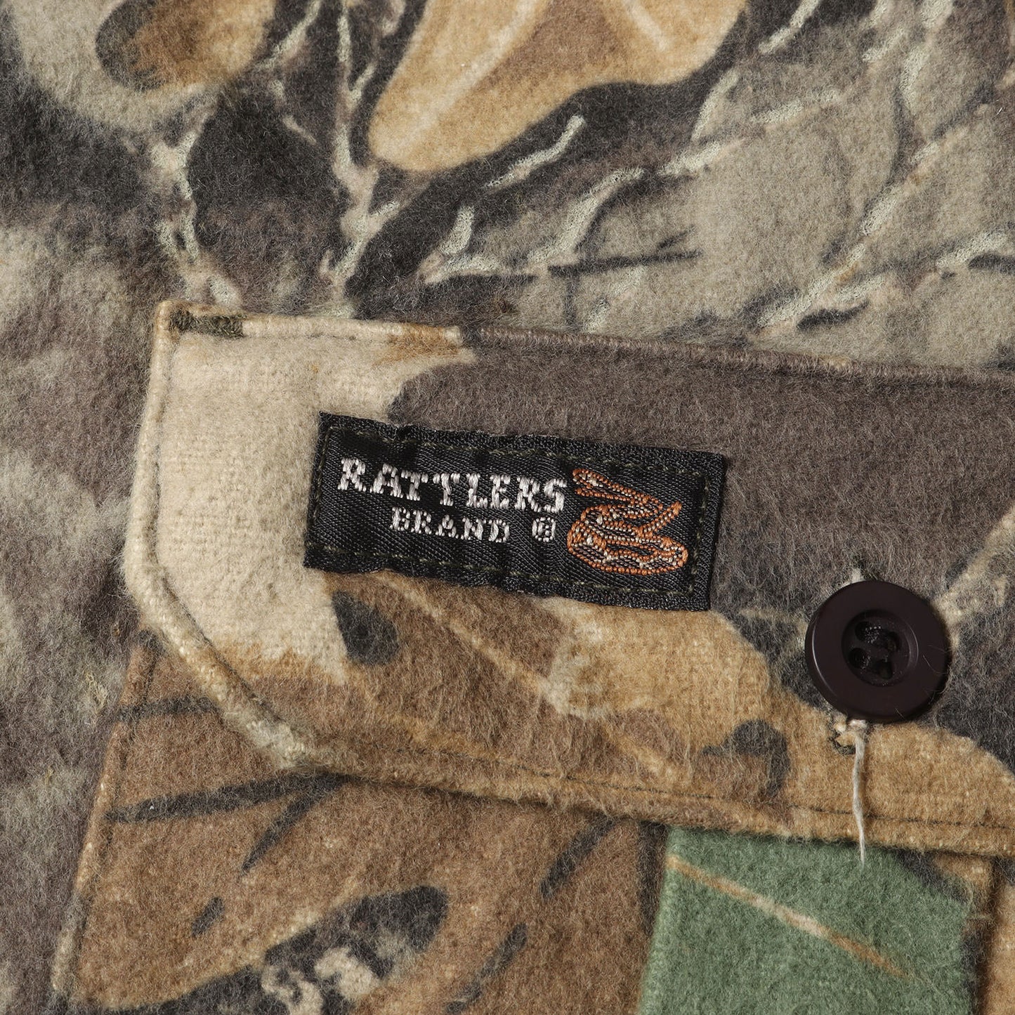 90s RATTLERS リアルツリーカモ ヘビー フランネルシャツ(USA製)