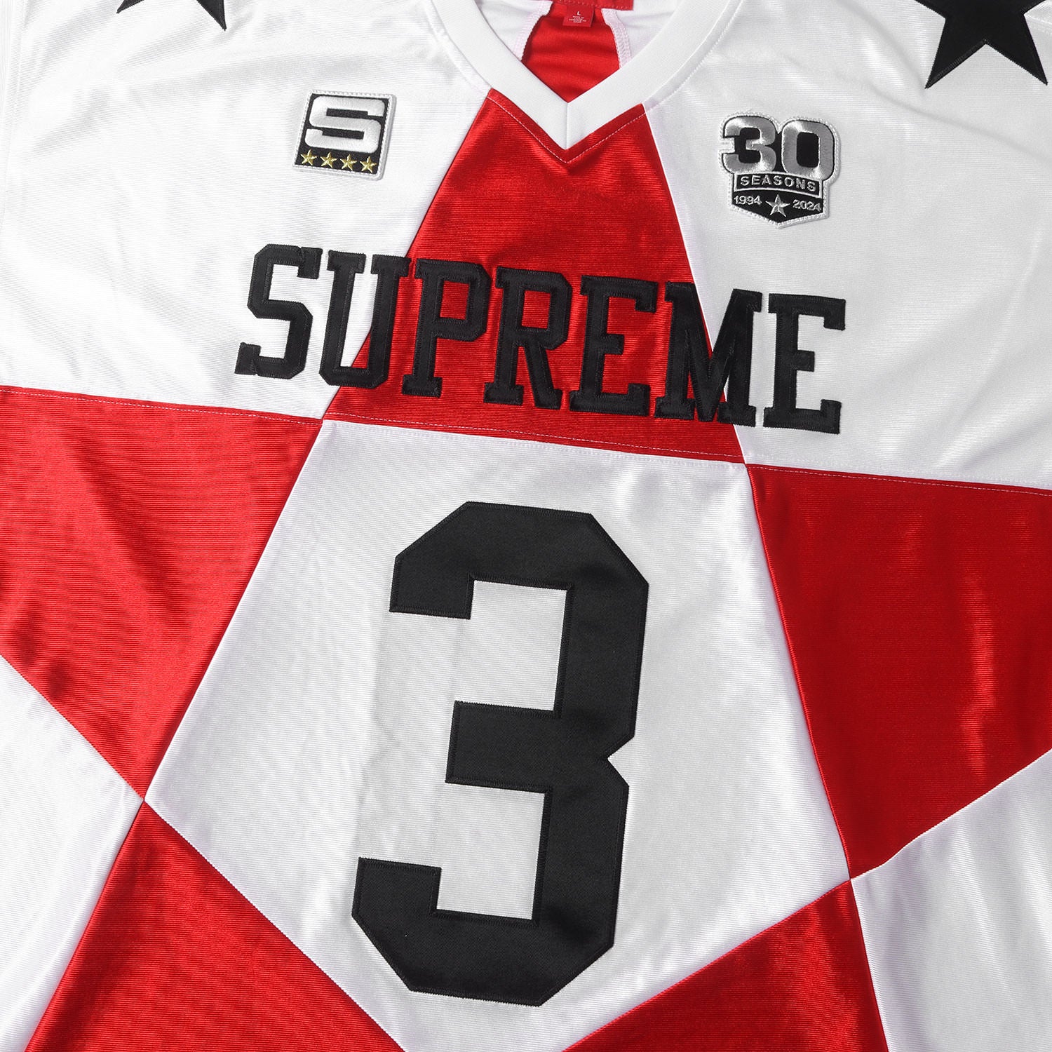 Supreme (シュプリーム) 24AW スター デザイン フットボール ジャージ'(Star Football Jersey) –  ブランド古着の通販・買取 | BEEGLE by Boo-Bee