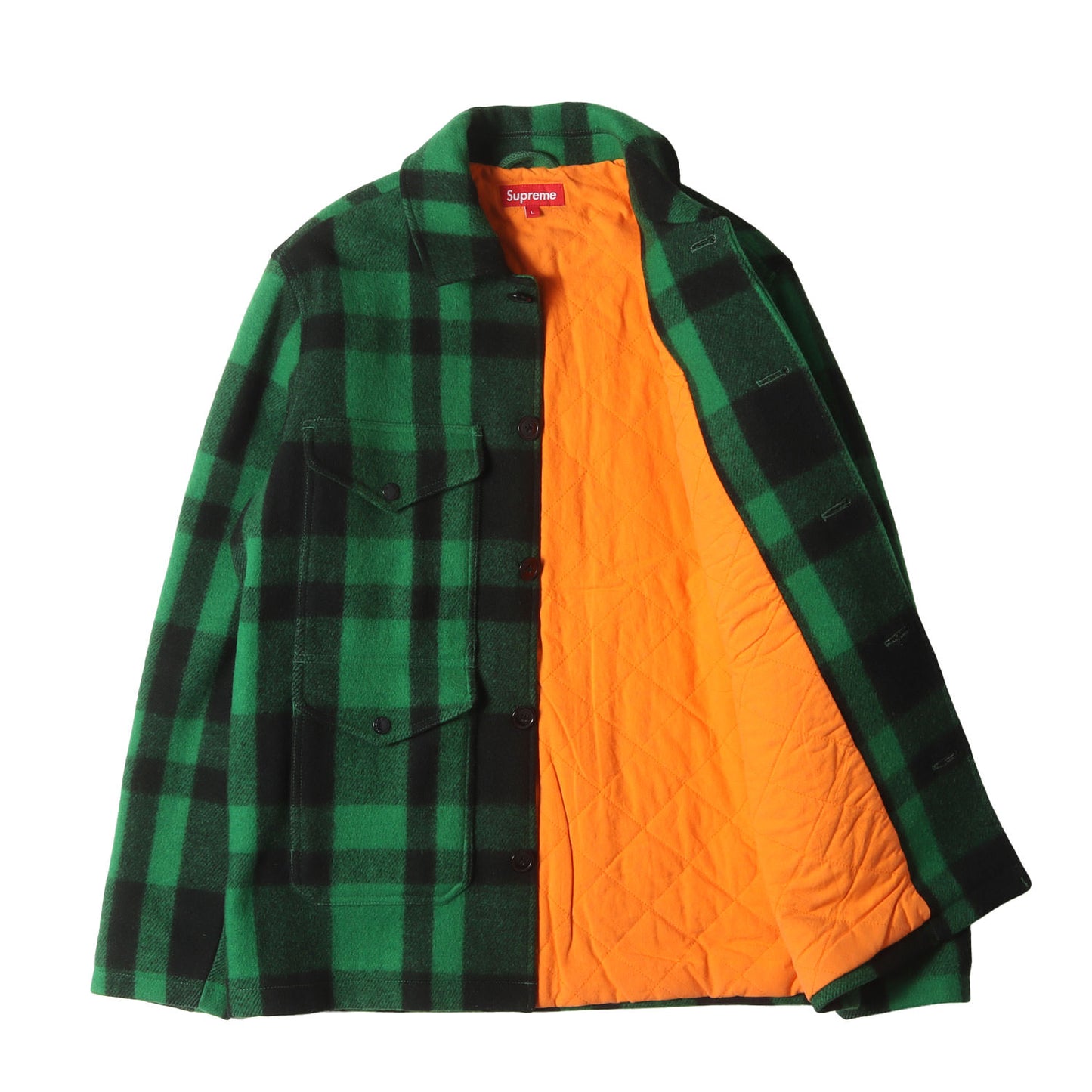 Supreme (シュプリーム) チェック メルトンウール クルーザー 