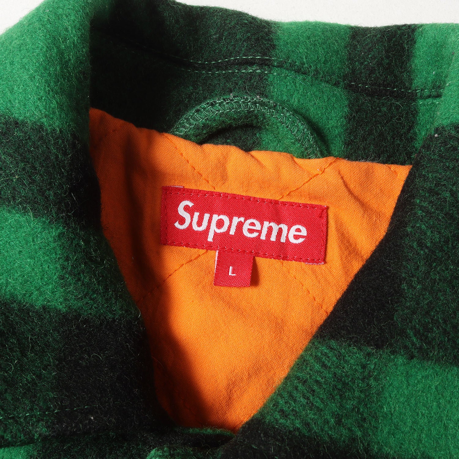 Supreme (シュプリーム) チェック メルトンウール クルーザー  