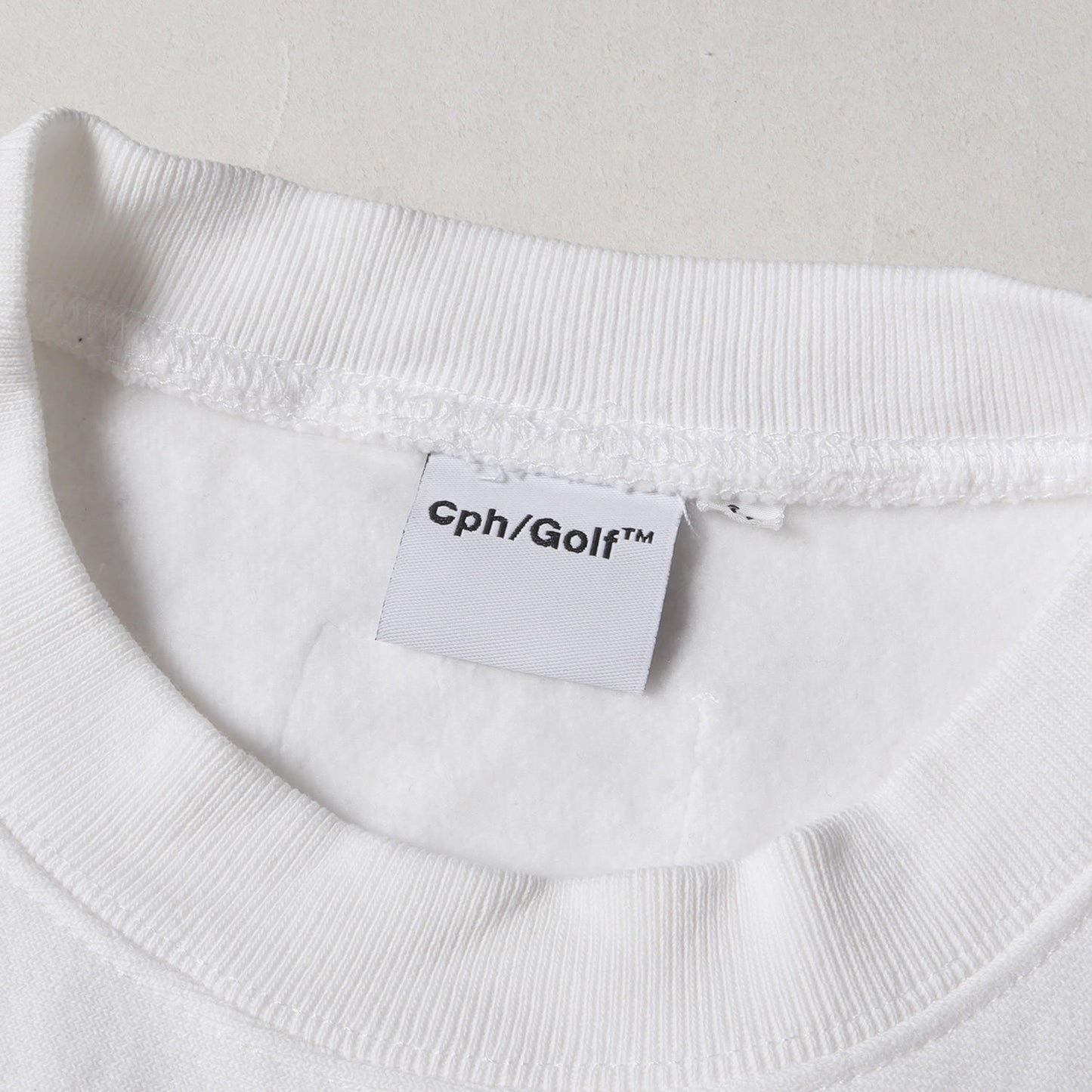 23AW GOLF メッセージロゴ クルーネック スウェット(MADEMOISELLE CREW SWEAT)