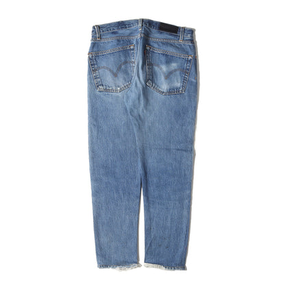 ×Levi's 古着リメイク スリム テーパード デニムパンツ