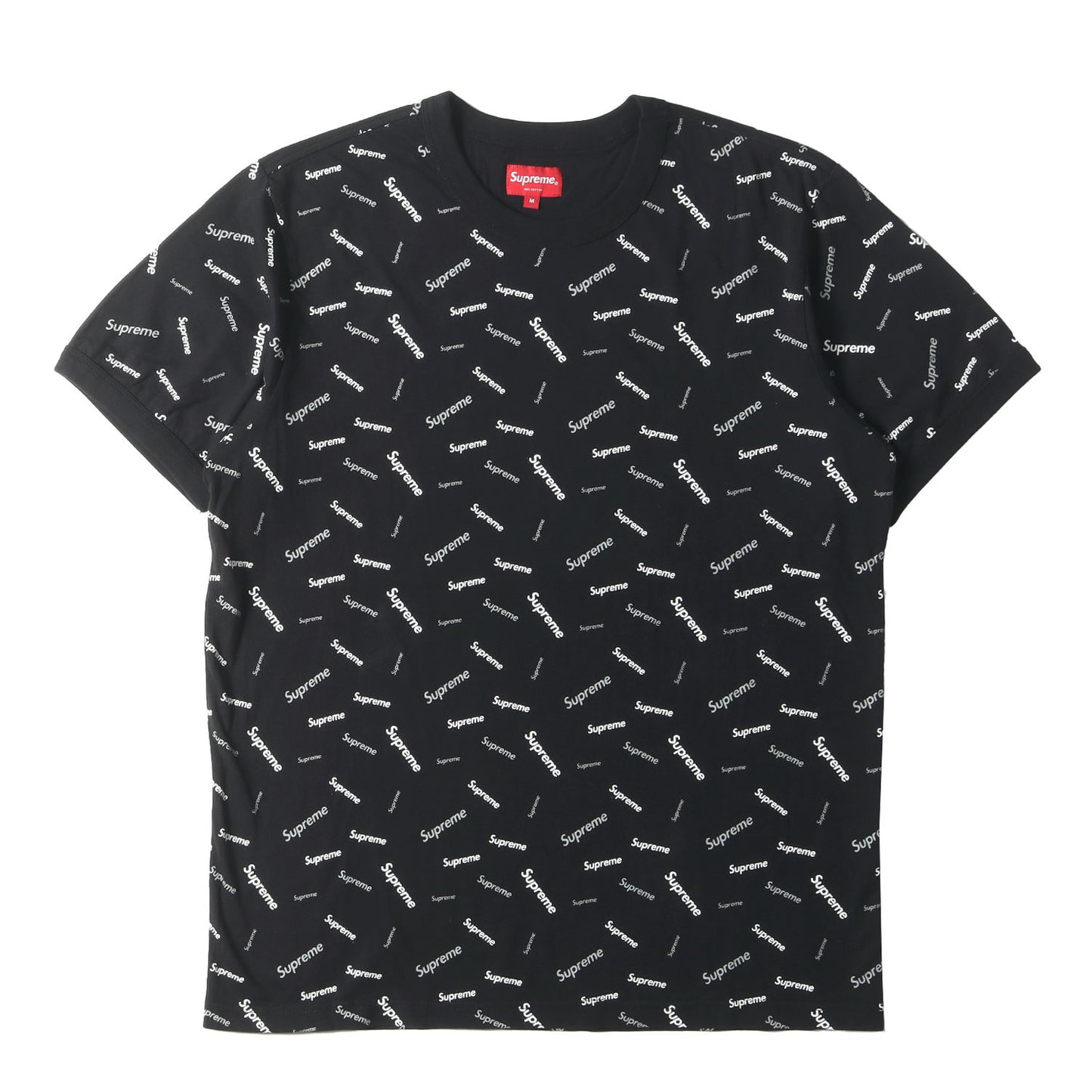 ブランドロゴ柄 リンガー Tシャツ(Scatter Ringer)