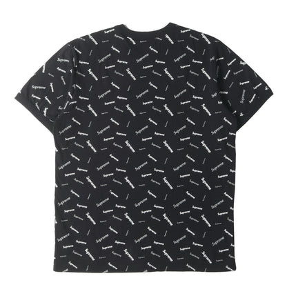 ブランドロゴ柄 リンガー Tシャツ(Scatter Ringer)