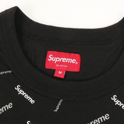 ブランドロゴ柄 リンガー Tシャツ(Scatter Ringer)