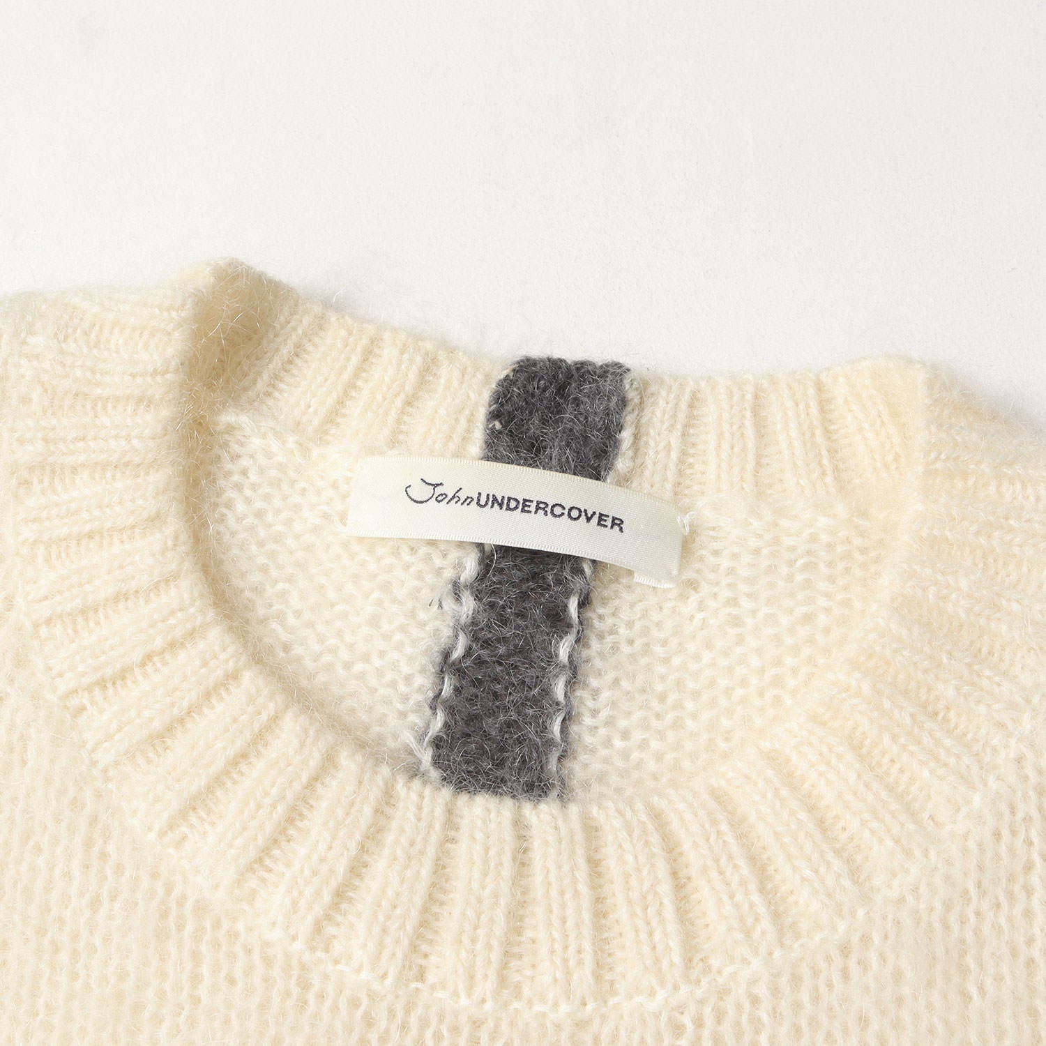 UNDERCOVER (アンダーカバー) JohnUNDERCOVER 2トーン モヘヤ ニット 
