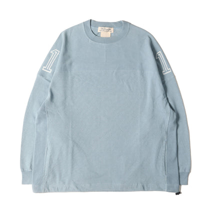 ハード加工 オーバーサイズ ロングスリーブ フットボール Tシャツ