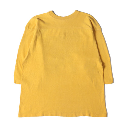 [希少 ビッグサイズ] 70s バータグ カレッジ 7分袖 フットボール Tシャツ