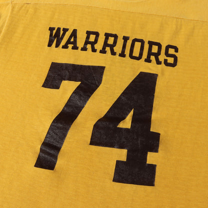 [希少 ビッグサイズ] 70s バータグ カレッジ 7分袖 フットボール Tシャツ