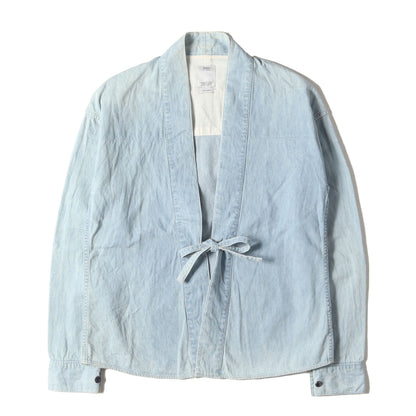 ヴィンテージ加工 デニム ラモシャツ(SS LHAMO SHIRT DAMAGED)