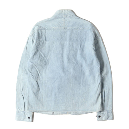 ヴィンテージ加工 デニム ラモシャツ(SS LHAMO SHIRT DAMAGED)