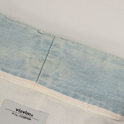 ヴィンテージ加工 デニム ラモシャツ(SS LHAMO SHIRT DAMAGED)