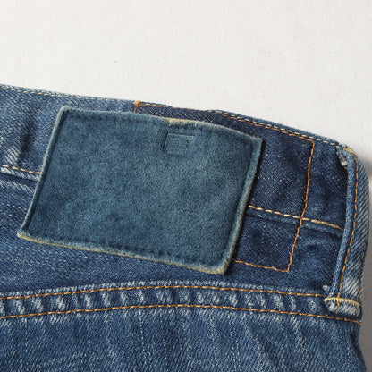 ダメージリペア加工 スリム デニムパンツ(SOCIAL SCULPTURE 01 SLIM DAMAGED-5)