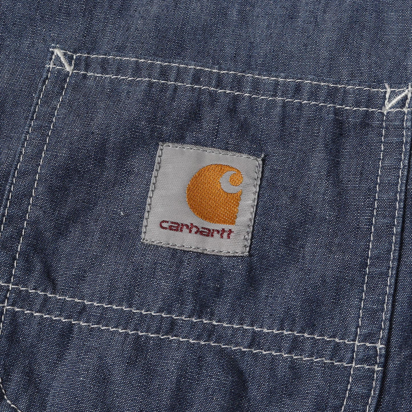 シャンブレー スリム ワークシャツ(L/S MOTOR SHIRT)