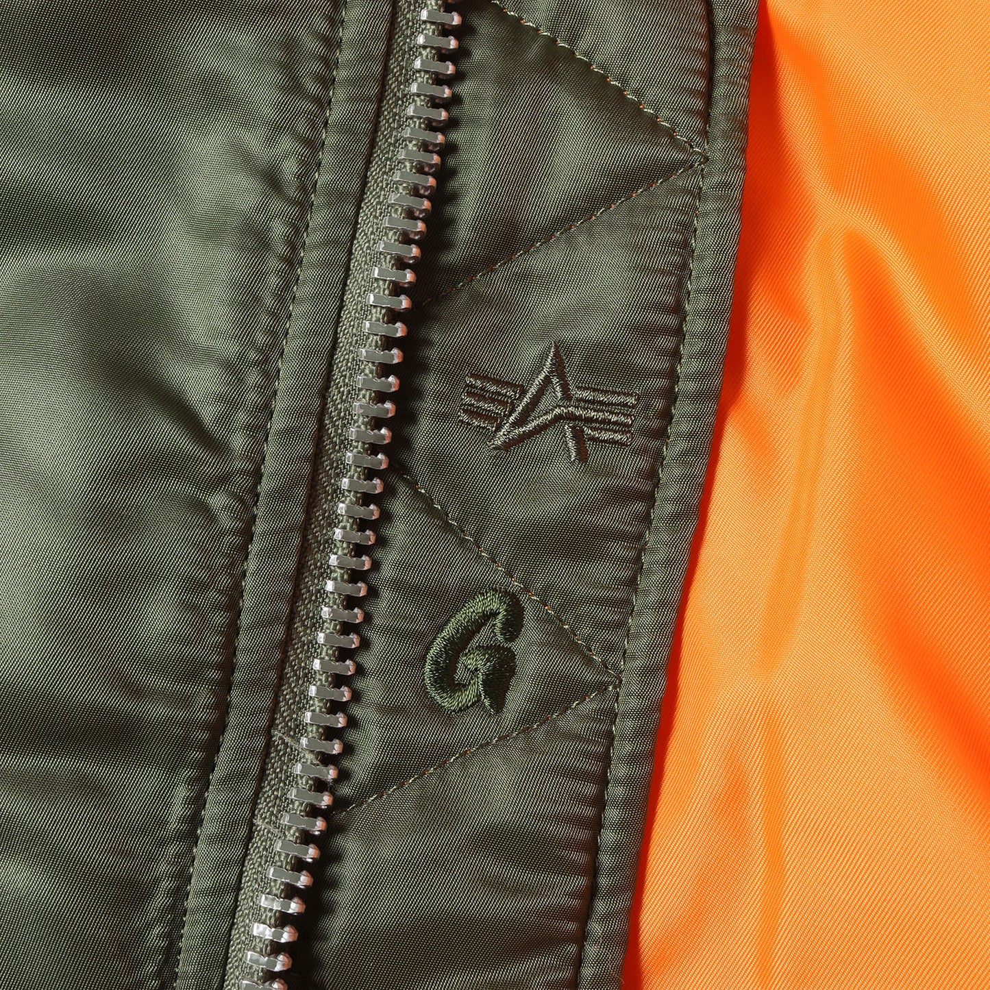 復刻モデル ×ALPHA 袖フィッシャーマンニット カスタム MA-1 フライトジャケット