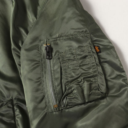 復刻モデル ×ALPHA 袖フィッシャーマンニット カスタム MA-1 フライトジャケット