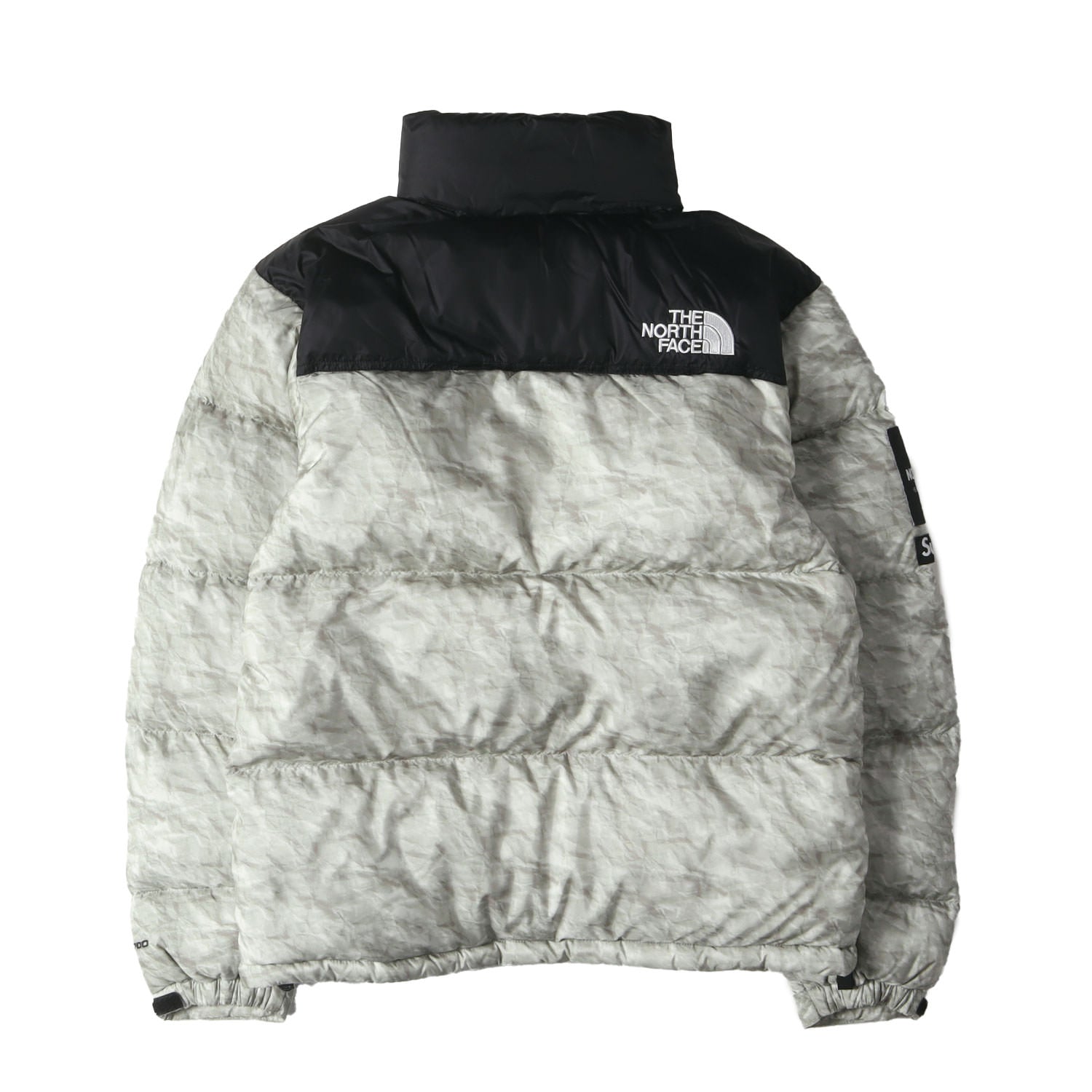 THE NORTH FACE ペーパープリント ヌプシ ダウンジャケット(Paper
