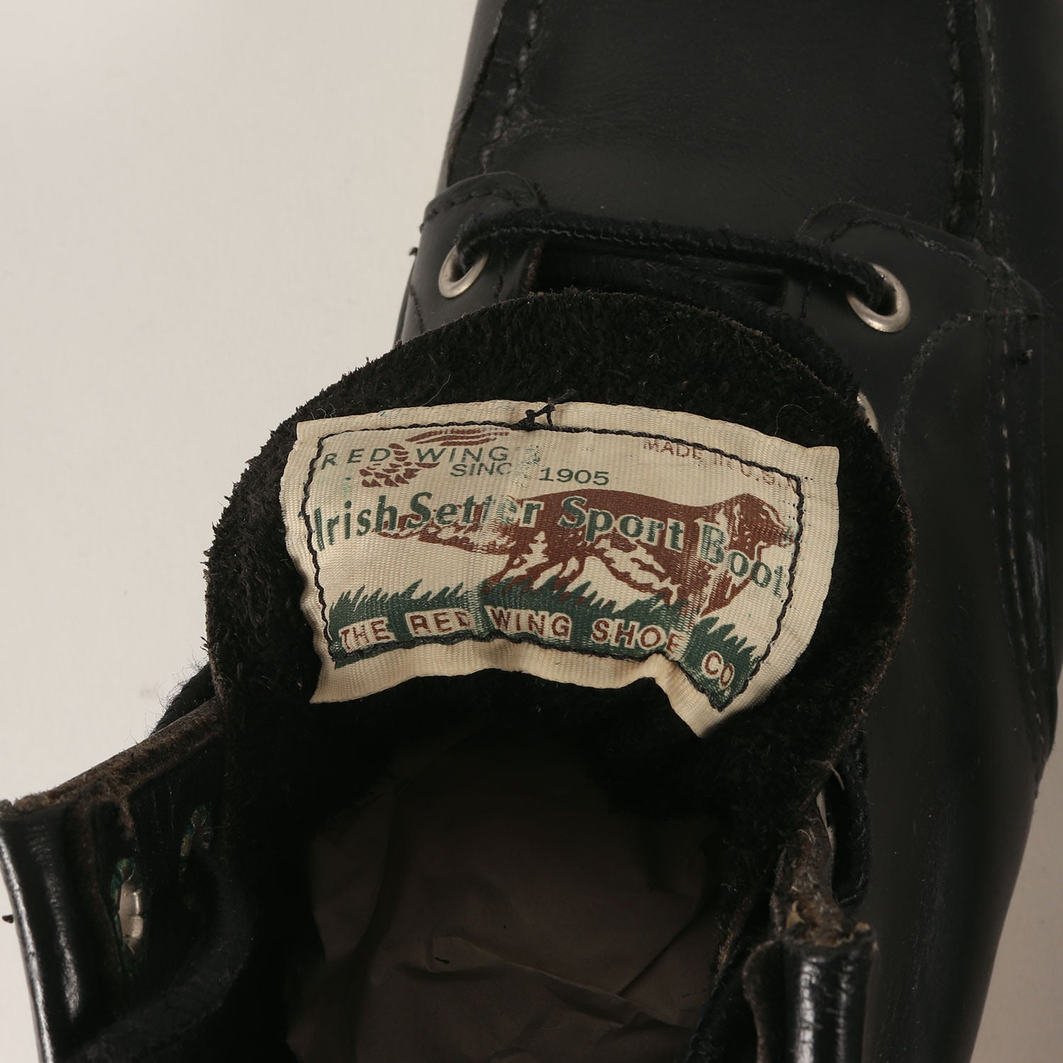 ビンテージREDWING 8179四角犬タグアイリッシュセッター Red Wing (レッド ウィング) 90s 四角犬タグ 8179 モックトゥ アイ