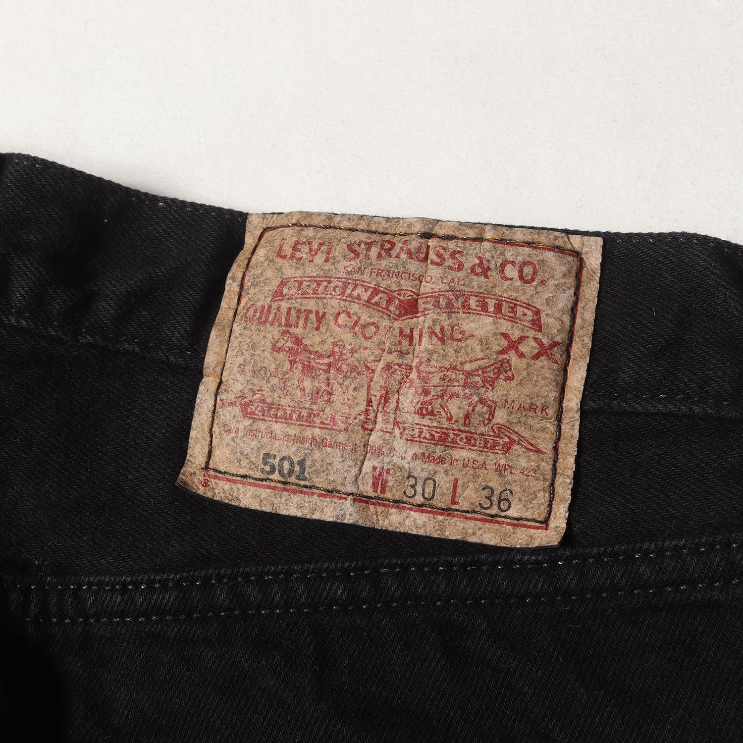 Levi's / vintage (ヴィンテージ リーバイス) 90s 501 ブラック デニム