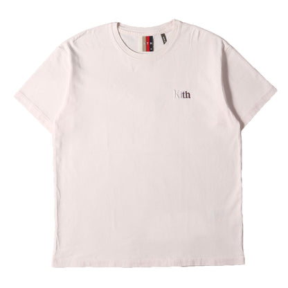 20SS ブランドロゴ刺繍 クルーネック Tシャツ