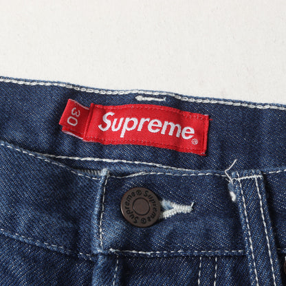 21SS リンスウォッシュ加工 スターロゴ デニムパンツ(Regular Jean)