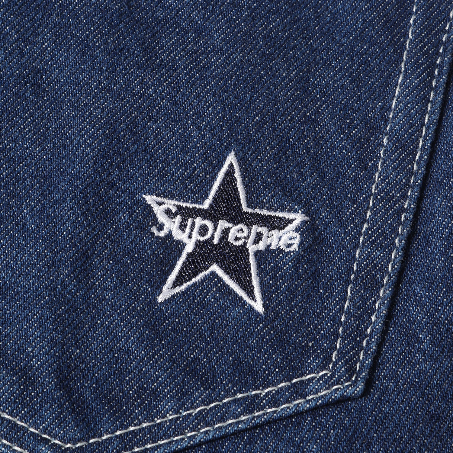 Supreme (シュプリーム) 21SS リンスウォッシュ加工 スターロゴ
