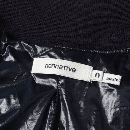袖ウルトラスウェード ボンバージャケット(EDUCATOR PUFF BLOUSON NYLON TWILL WITH POLY ULTRASUEDE)