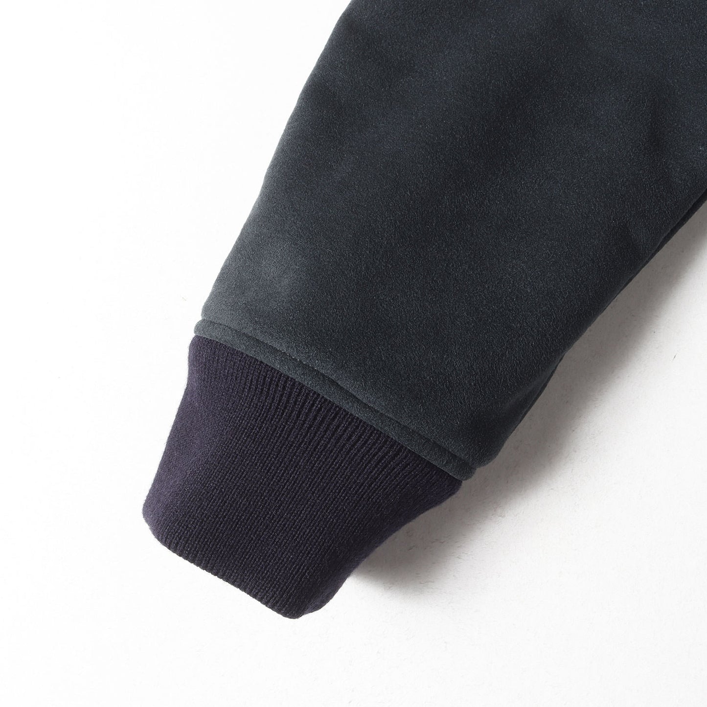 袖ウルトラスウェード ボンバージャケット(EDUCATOR PUFF BLOUSON NYLON TWILL WITH POLY ULTRASUEDE)