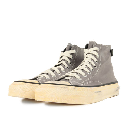 GORE-TEX ビンテージ加工 ハイカットスニーカー(DWELLER TRAINER HI COTTON CANVAS WITH GORE-TEX 2L VW)