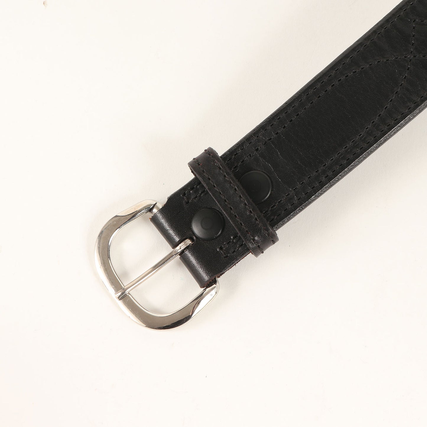 B21 ファンシーステッチ レザー ベルト