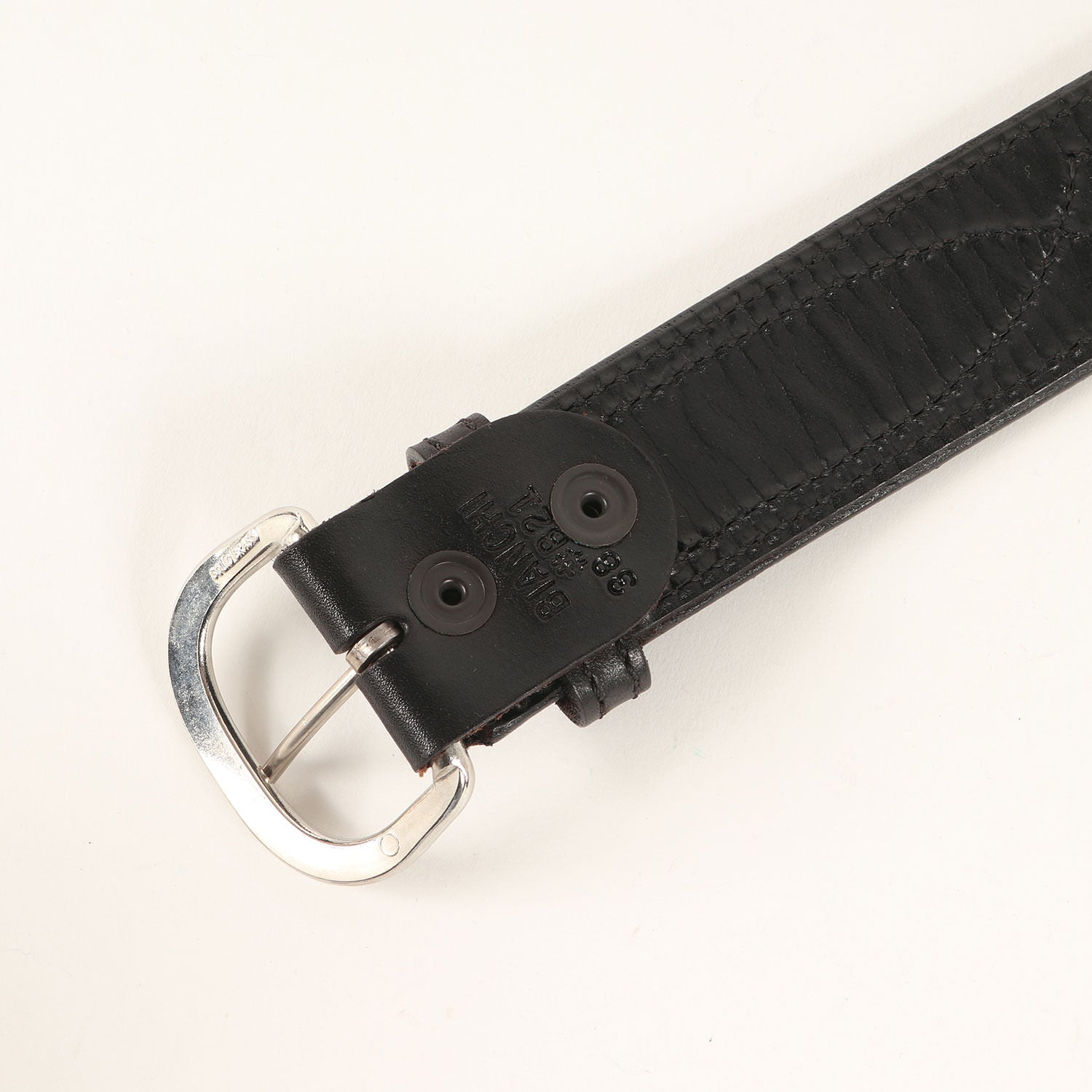 BIANCHI レザーベルト ELK CREEK バックル BIANCHI レザーベルト ELK CREEK バックル BIANCHI レザーベルト