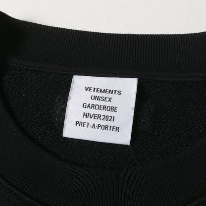 20AW ロゴテープ デザイン オーバーサイズ スウェットシャツ(Logo Tape Sweatshirt)