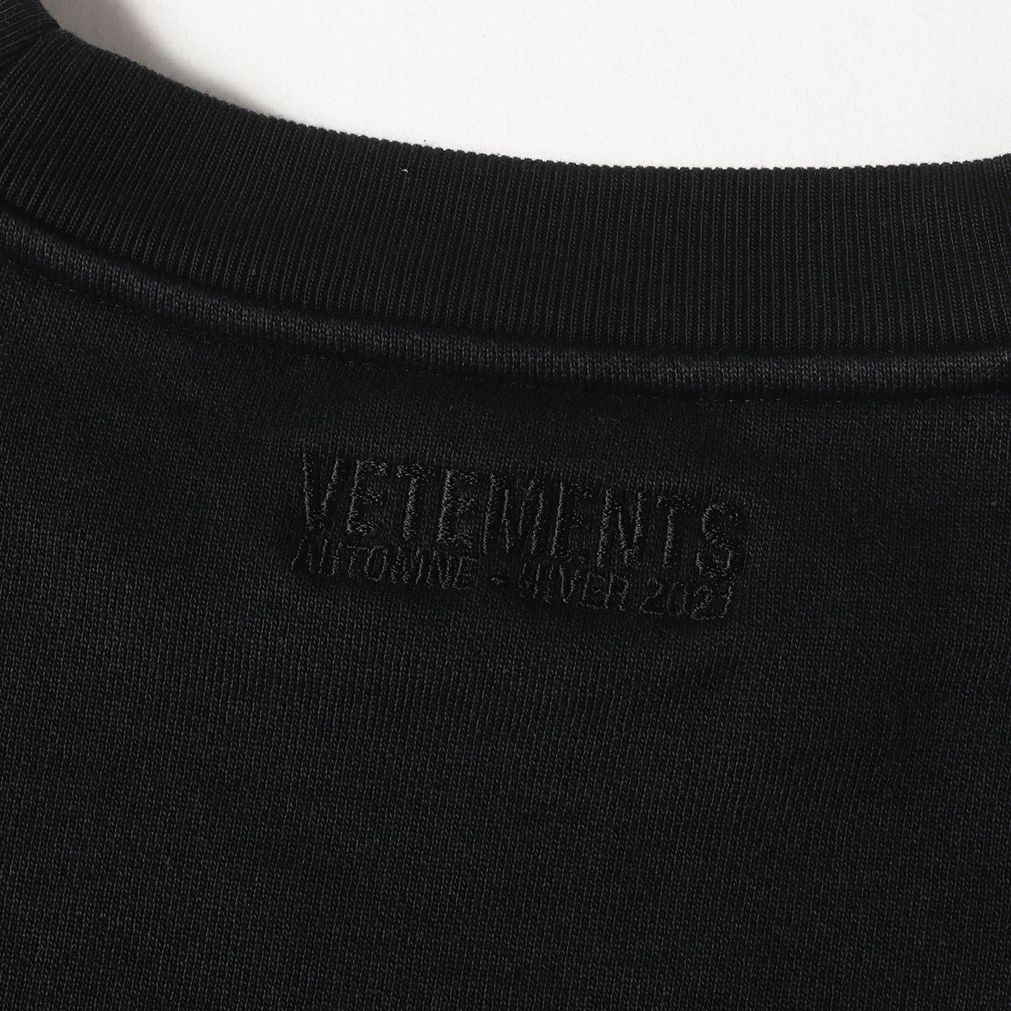 20AW ロゴテープ デザイン オーバーサイズ スウェットシャツ(Logo Tape Sweatshirt)