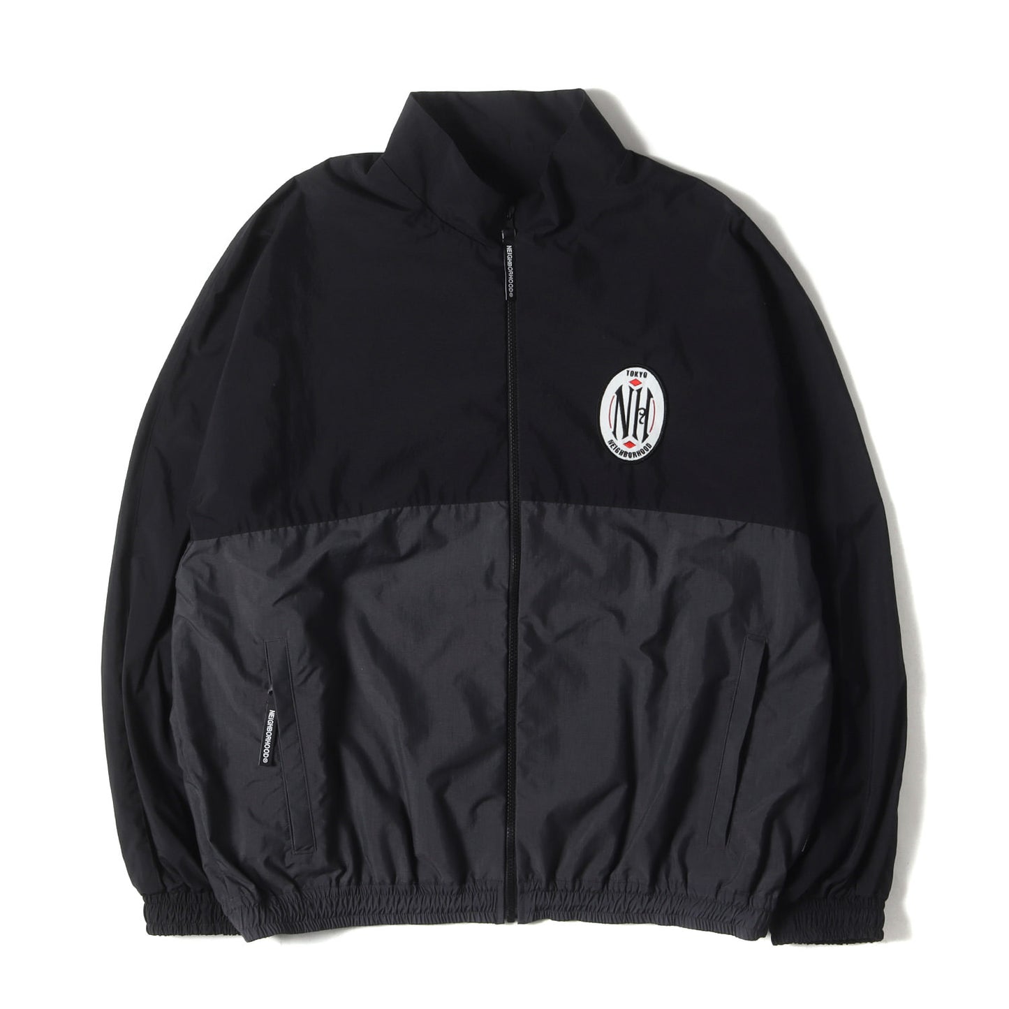 23SS ワッペン付き ナイロン トラックジャケット(BICOLOR TRACK JACKET)