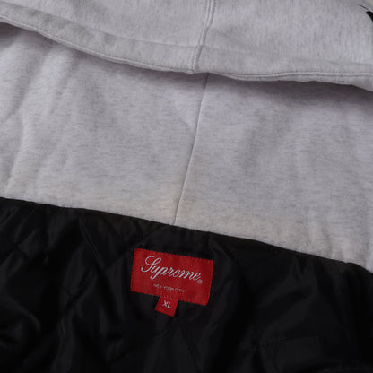 21AW フード付き 裏地キルティング チェック フランネルシャツ(Hooded Flannel Zip Up Shirt)