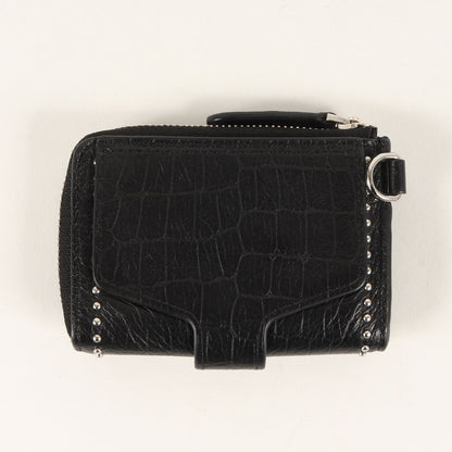 ×DEMIURVO クロコ型押しレザー コインケース(LEATHER COIN CASE)